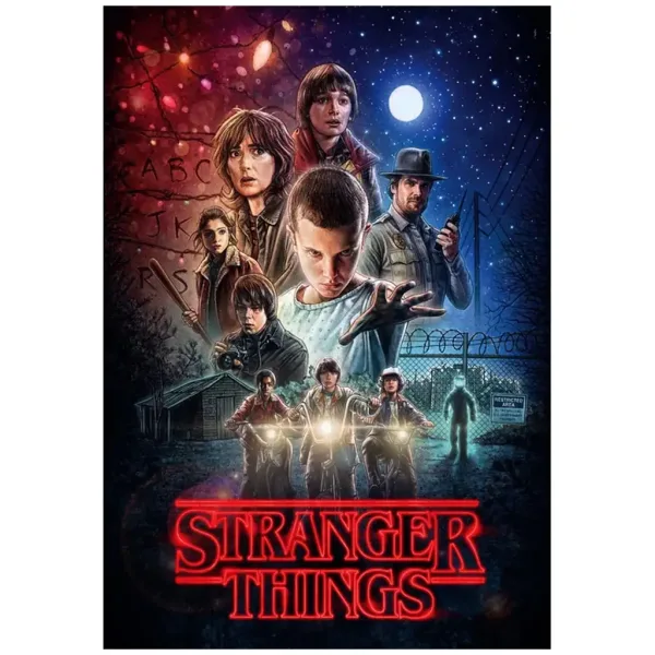 Stranger Things 1. сезон 1000 части пъзел с постер - Clementoni изображение 2