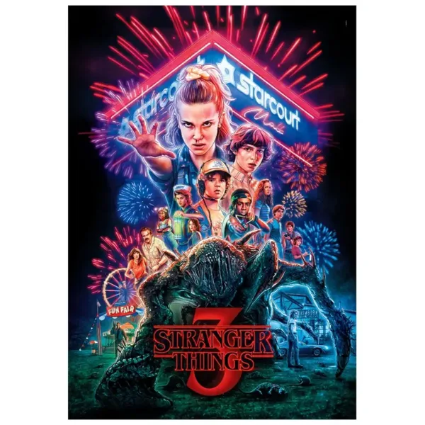 Stranger Things 3-ти сезон 1000 части пъзел с постер - Clementoni изображение 2