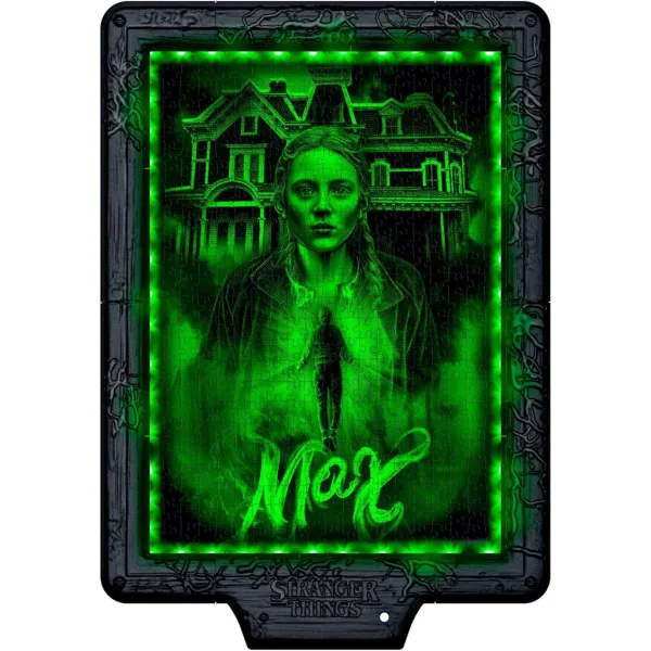 Stranger Things – Проклятието на Векна 520 части пъзел с рамка и RGB LED осветление – Clementoni изображение 5