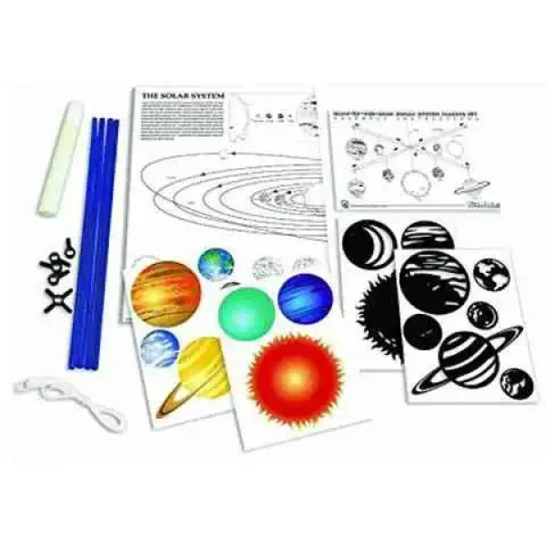 Фосфоресциращ мобилен слънчевата система комплект научна игра изображение 2