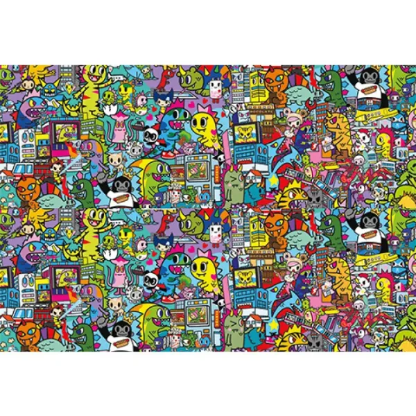 Tokidoki 1000 части панорамна пъзел - Clementoni изображение 2