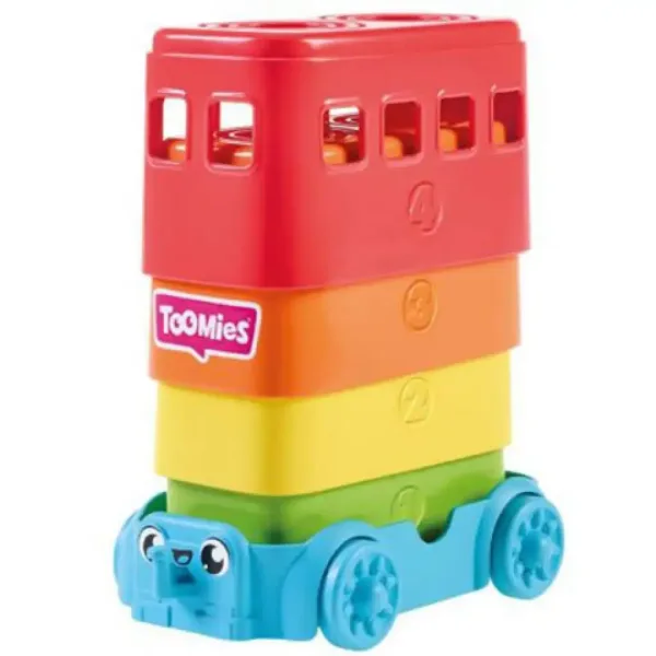 Tomy: Toomies - комплект за игра „Куку яйчица“ с двуетажен автобус изображение 2