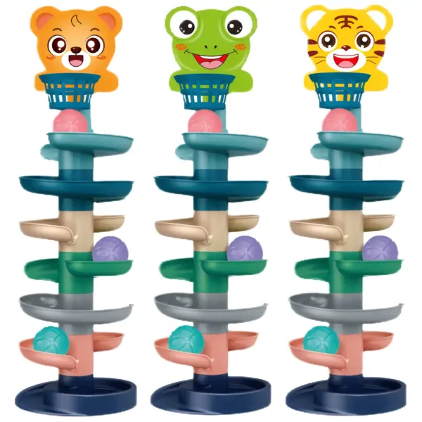 Ball Tower: Забавна топкова писта с животни в различни варианти 73x22см 1бр изображение 2