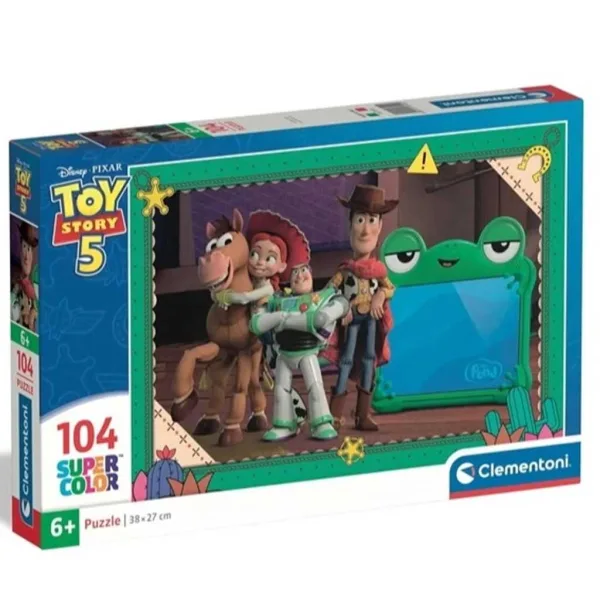 Toy Story 5 104 части Supercolor пъзел - Clementoni изображение 1