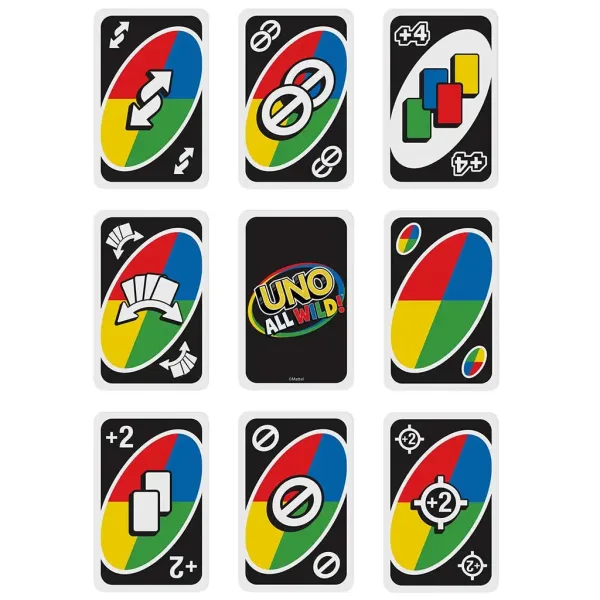 UNO: All Wild! - Лудост картова игра - Mattel изображение 3
