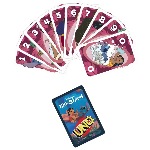UNO: Disney Лило и Стич картова игра - Mattel изображение 3