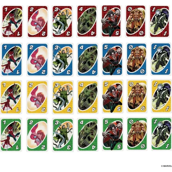 UNO карта Spider-Man - Mattel изображение 3
