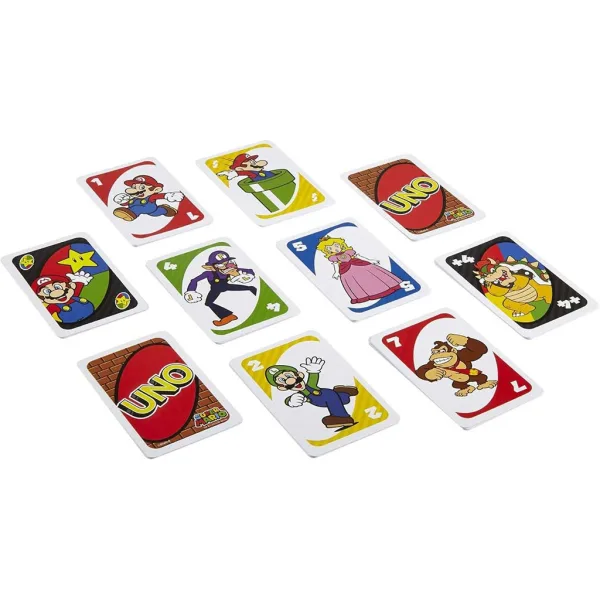 UNO Super Mario картова игра - Mattel изображение 3