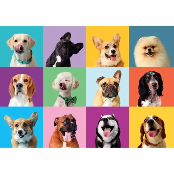 Весели кучешки муцунки 300 части пъзел - Clementoni изображение 2