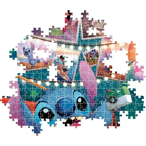 Висококачествена колекция Disney Stitch 1000 части пъзел - Clementoni изображение 3