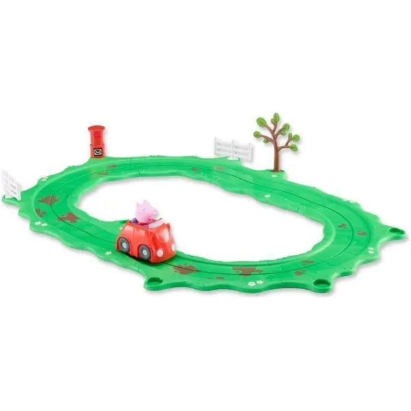 Whizz-Around Peppa прасенце червен автомобилен комплект изображение 2
