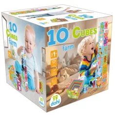 10 Cube Кубчета за подреждане - Ферма