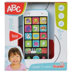 ABC смарт телефон в бяло-синьо с светлина и звук 13см - Simba Toys изображение 2