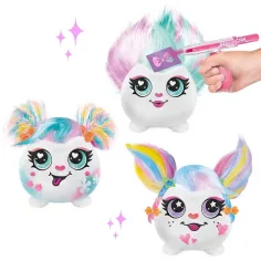 Airbrush оцветяеми плюшени животни в различни варианти 1 бр. изображение 2