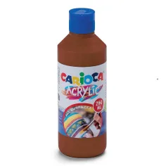 Акрилна боя 250ml в кафяв цвят - Carioca