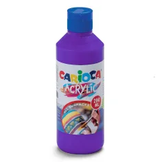 Акрилна боя 250ml в лилав цвят - Carioca