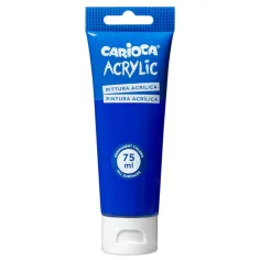 Акрилна боя 75ml тъмен син - Carioca