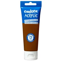 Акрилна боя 75ml в кафяв цвят - Carioca