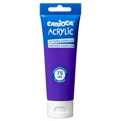 Акрилна боя 75ml в лилав цвят - Carioca