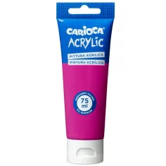Акрилна боя 75ml в магента цвят - Carioca