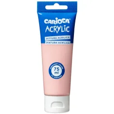 Акрилна боя 75ml в розов цвят - Carioca