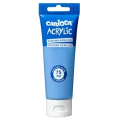 Акрилна боя 75ml в светло син цвят - Carioca