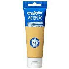 Акрилна боя 75ml в златен цвят - Carioca