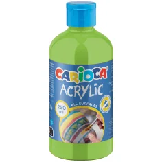 Акрилна боя зелена 250ml - Carioca