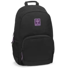 Ars Una: Черно-виолетов ранец от Cordura за момичета AU-14 32x51x25cm