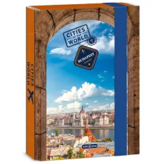 Ars Una: Cities - Budapest A5 кутия за тетрадки с дебелина на корицата 4 см