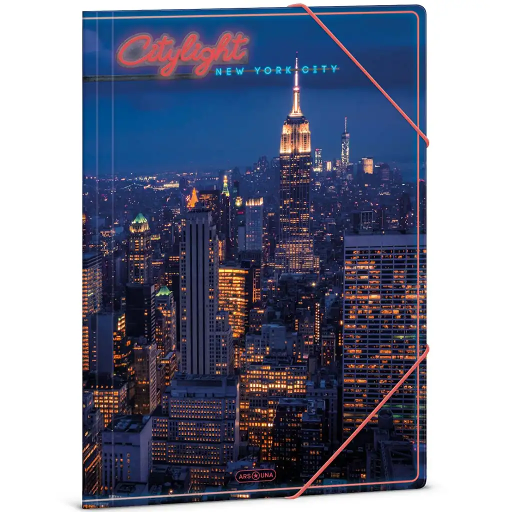 Ars Una: Citylight New York A/4 гумен папка