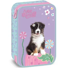 Ars Una: Cute animals Aussie кученце многослойна несесер 15,5x22,5x4,5cm