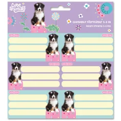 Ars Una: Cute animals Aussie кученце опаковани етикети 3x6бр