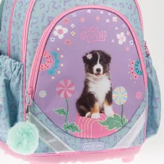 Ars Una: Cute animals-Aussie анатомична ученическа раница с куче 33×43×22cm изображение 6