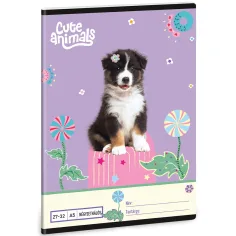 Ars Una: Cute Animals - Австралийски кариран тетрадка A/5 27-32