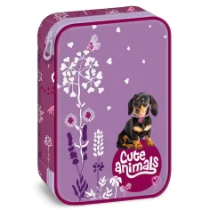 Ars Una: Cute Animals - Червенокосо кученце с много нива несесер 15,5x22,5x4,5cm