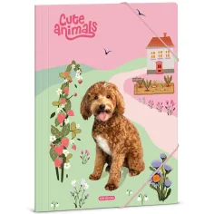 Ars Una: Cute animals Doggie кучешка гумена папка A/4