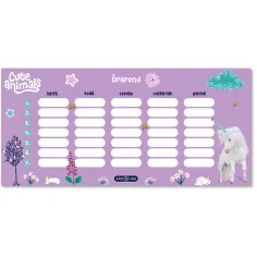 Ars Una: Cute Animals-еднорог едностранен, двустранен график