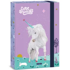 Ars Una Cute Animals-еднорог гумена папка A/4