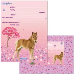Ars Una: Cute Animals Horse конферентен комплект с 10 покани и пликове