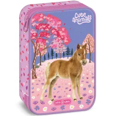 Ars Una: Cute Animals конен многоетажен несесер 15,5x22,5x4,5cm
