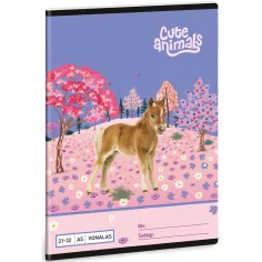Ars Una: Cute Animals - Конски тетрадка A/5 21-32