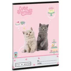 Ars Una: Cute Animals - Tea Party каре тетрадка A/5 27-32