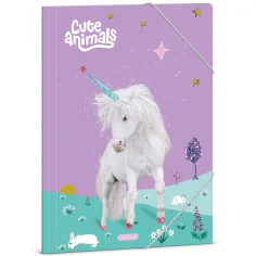 Ars Una: Cute Animals уникорн с мотиви гумена папка A/4