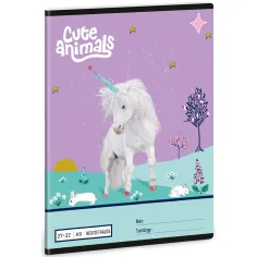 Ars Una: Cute Animals уникорн с шарки тетрадка A/5 27-32