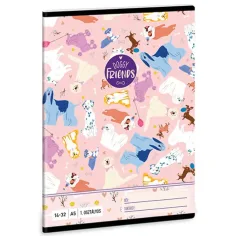 Ars Una: Doggy Friends тетрадка за 1 клас A/5 14-32