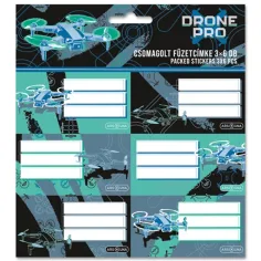 Ars Una: Drone Pro опакован етикет за тетрадки 3x6 бр.