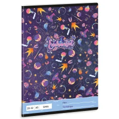 Ars Una: Enchanted вещица с шарка гладък тетрадка A/5