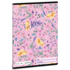 Ars Una: Fleur цветен тетрадка за 1-ви клас A/5