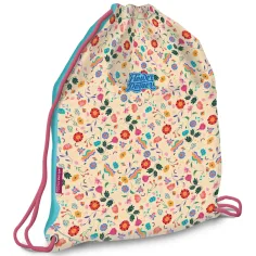 Ars Una: Flower Power цветен спортен сак, спортен сак 32x42cm